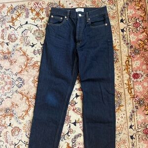 Women’s Straight Leg Jeans in Deep Indigo